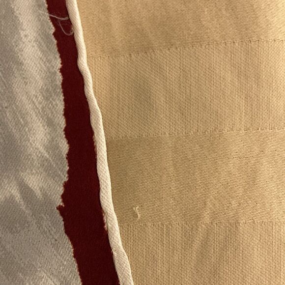 Hubert de Givenchy Paris Vintage Silk Scarf with Hand Rolled Hem. Burgundy/Gray - Picture 6 of 9